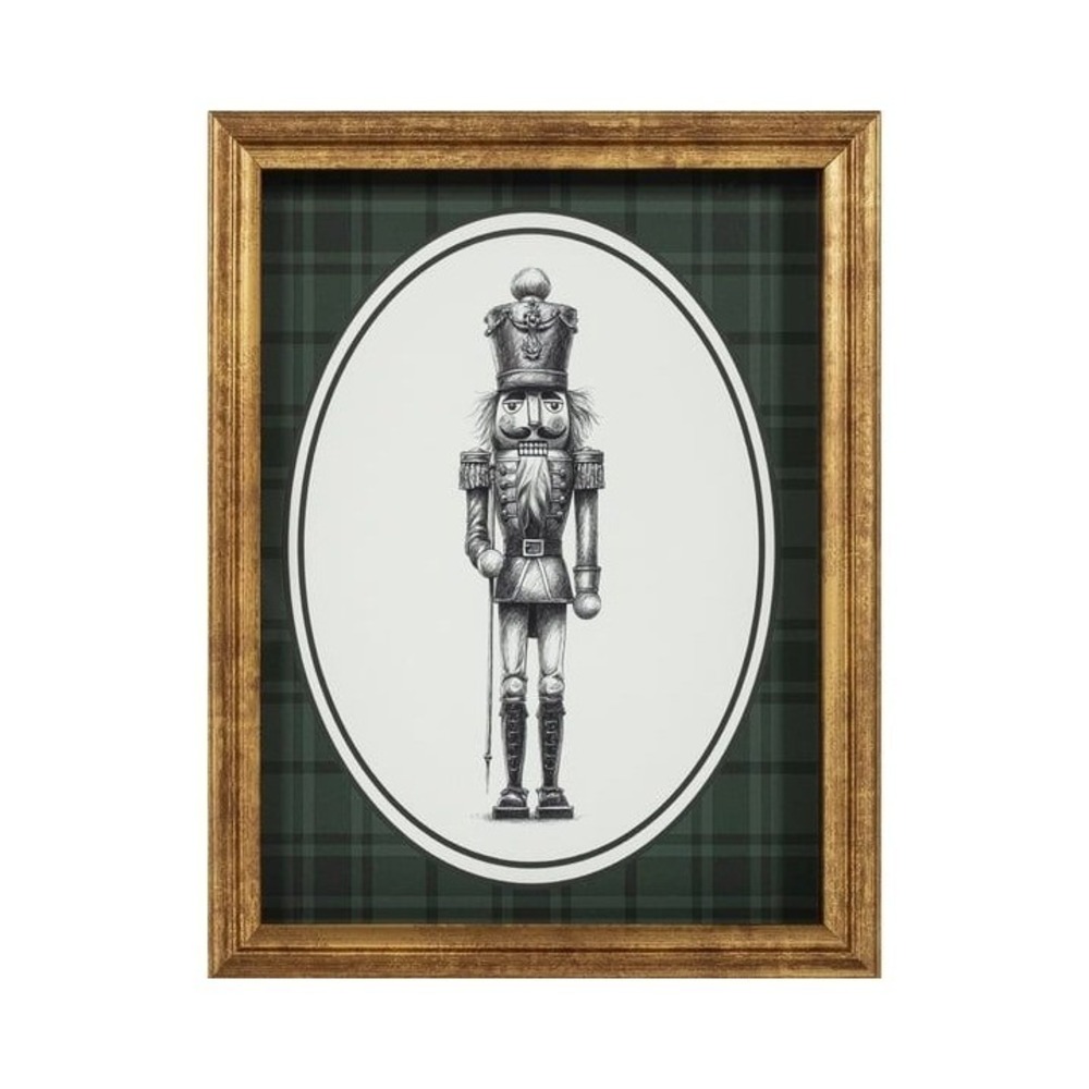 My Texas House Nutcracker Print Framed Christmas Wall Art, 8x10